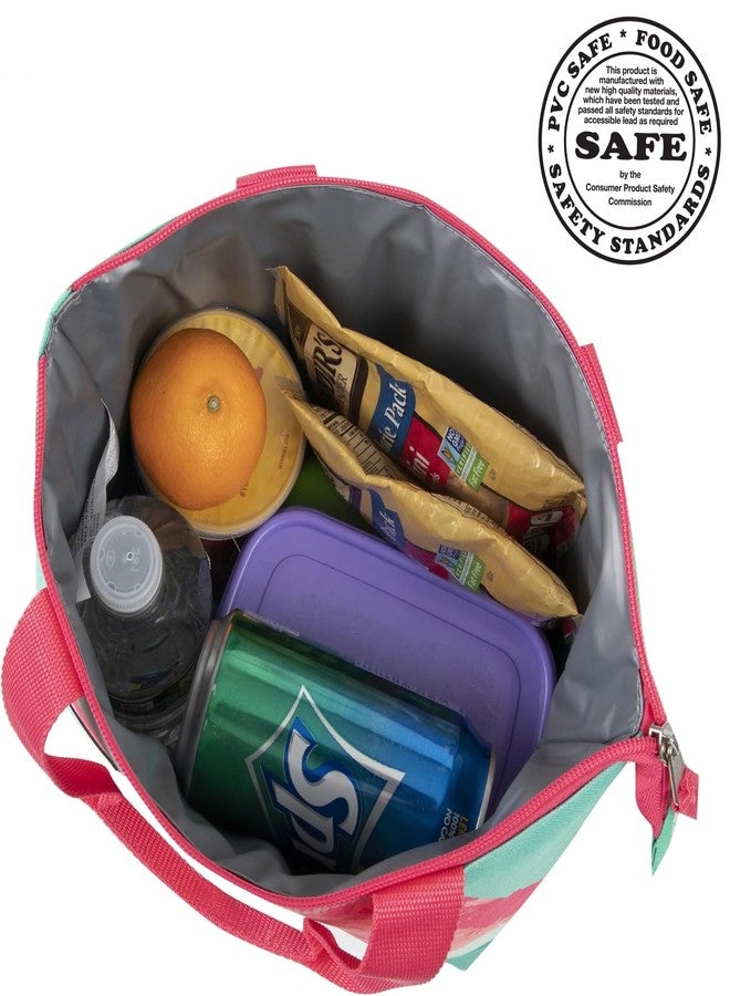 Fridge Pak Tropical Lunch Tote Bag Fruit Lunch Bag for Women Insulated Cooler Bags for Beach, Food, Groceries (Watermelon Slice Tote) - Image 3